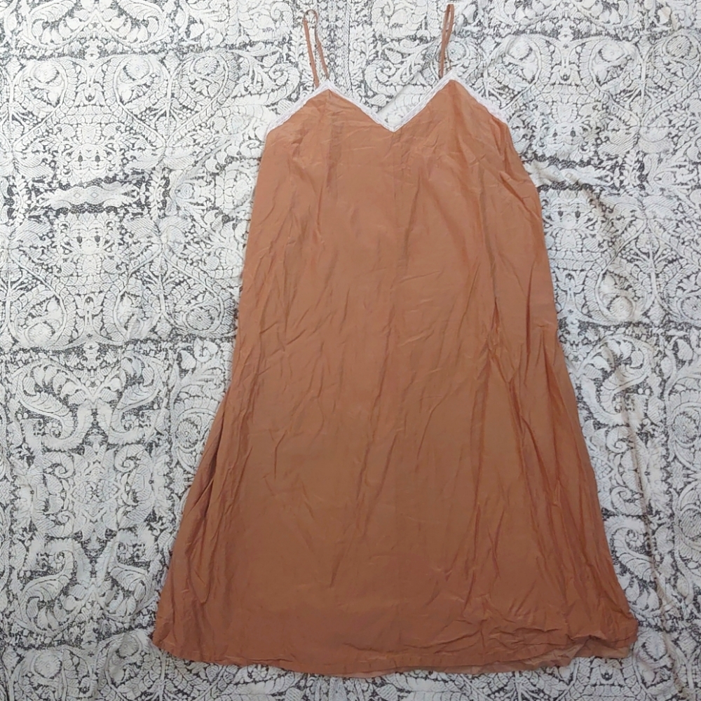 Pas De Calais Women's Mini Dress in Warm Tan